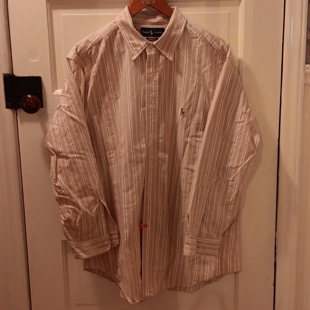 Ralph Lauren 17.5 32/33 classic fit